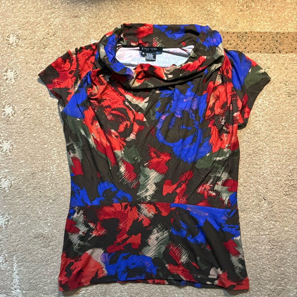 Stunning Short Sleeve Dressy T-Shirt by Etcetera